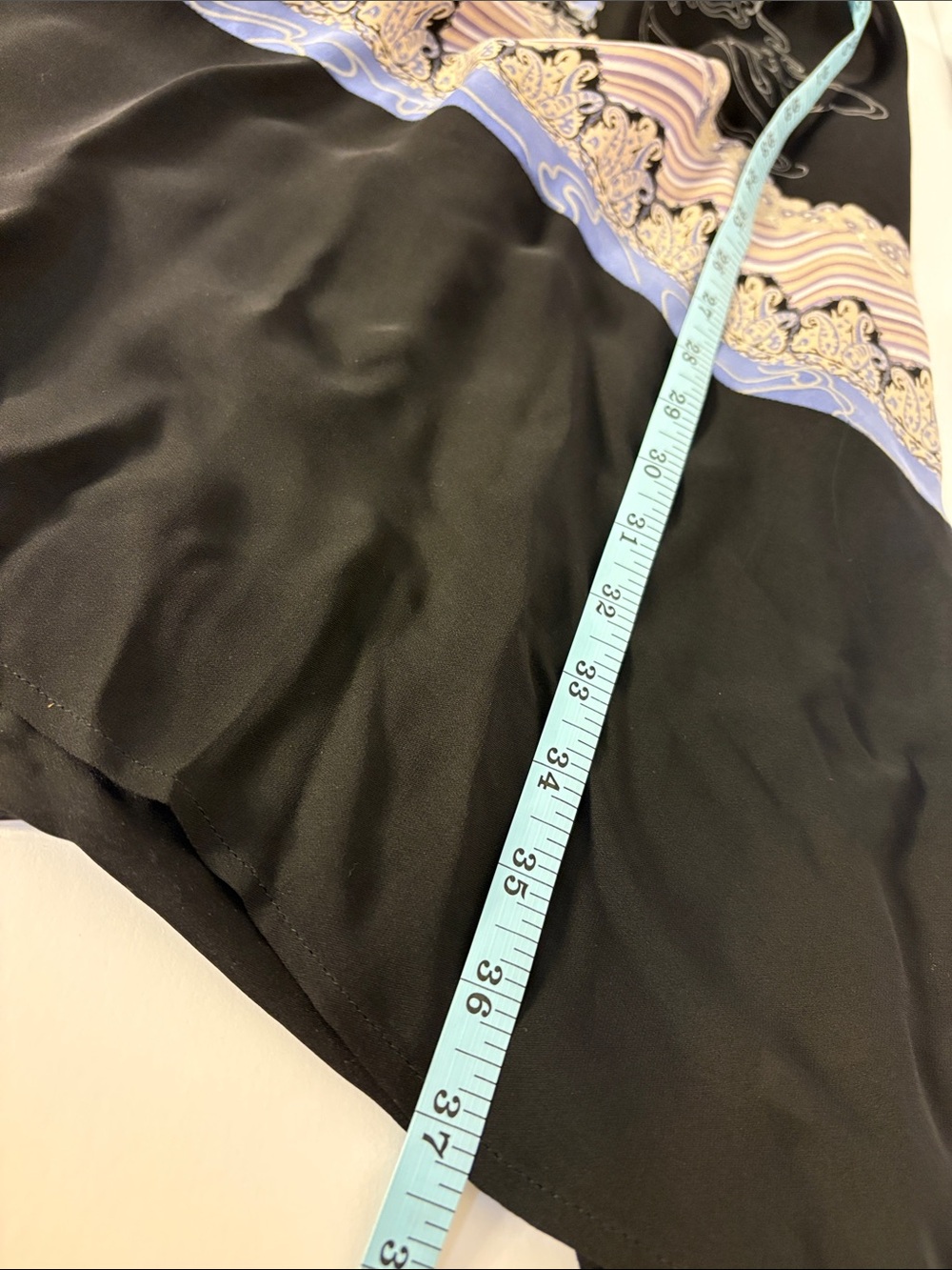 Citron 100% Silk Black Crane Floral Kimono Jacket Duster *has a few Small Snags - Picture 13 of 16